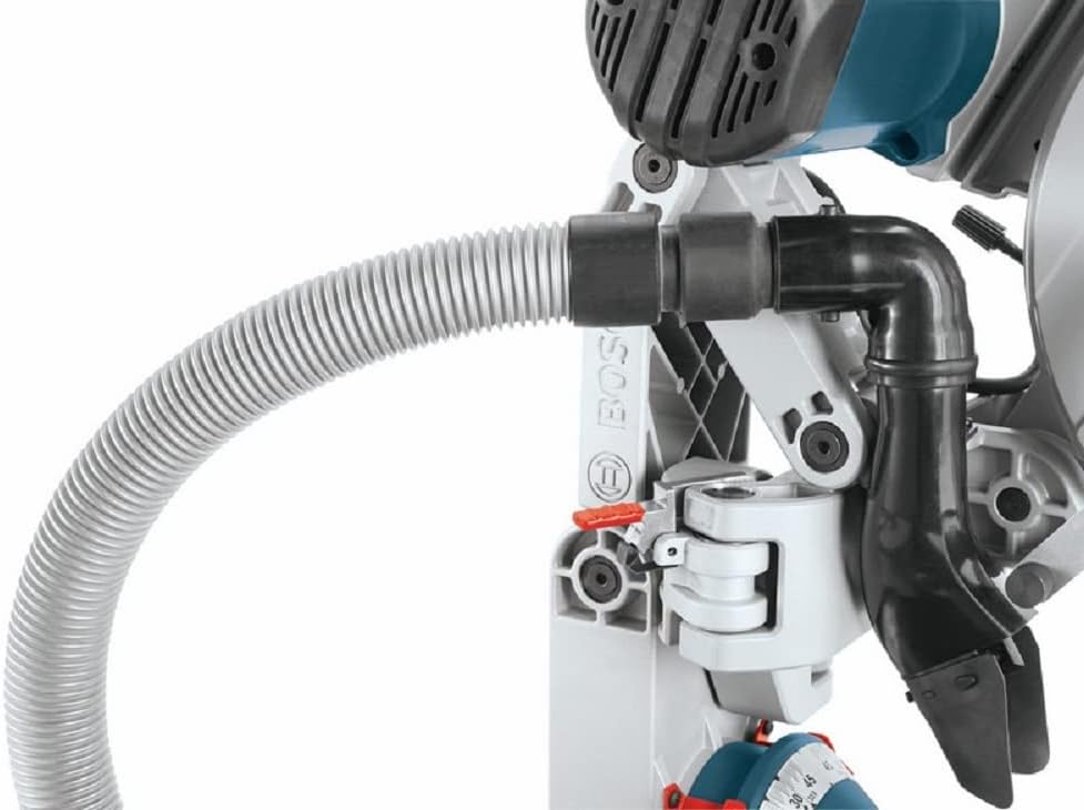 BOSCH GCM12SD 15 Amp 12 Inch Corded Dual-Bevel Sliding Glide Miter Saw with 60 Tooth Saw Blade