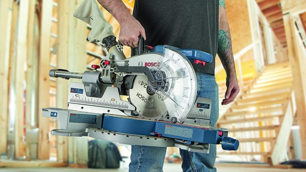 BOSCH GCM18V-10SDN14 PROFACTOR™ 18V 10 In. Dual-Bevel Slide Miter Saw Kit with (1) CORE18V® 8 Ah High Power Battery