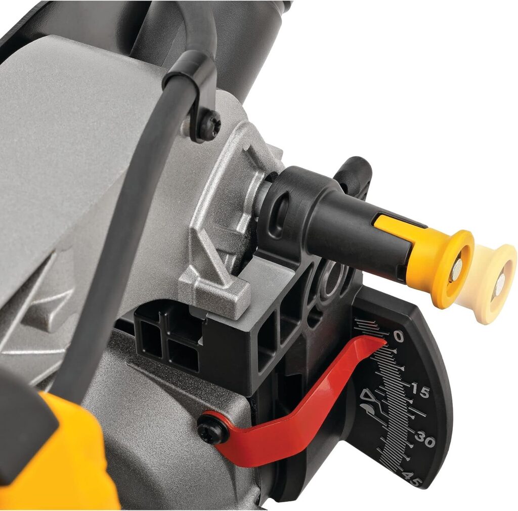 DEWALT 12-Inch Miter Saw, 15-Amp, Single Bevel, Compound (DWS715),Black