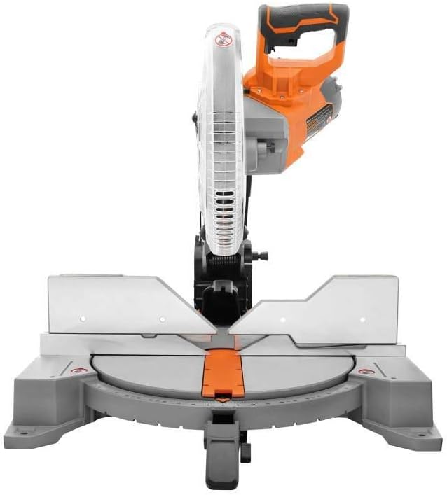 RIDGID 15 Amp Corded 12 in. Dual Bevel Miter Saw with LED (Renewed)