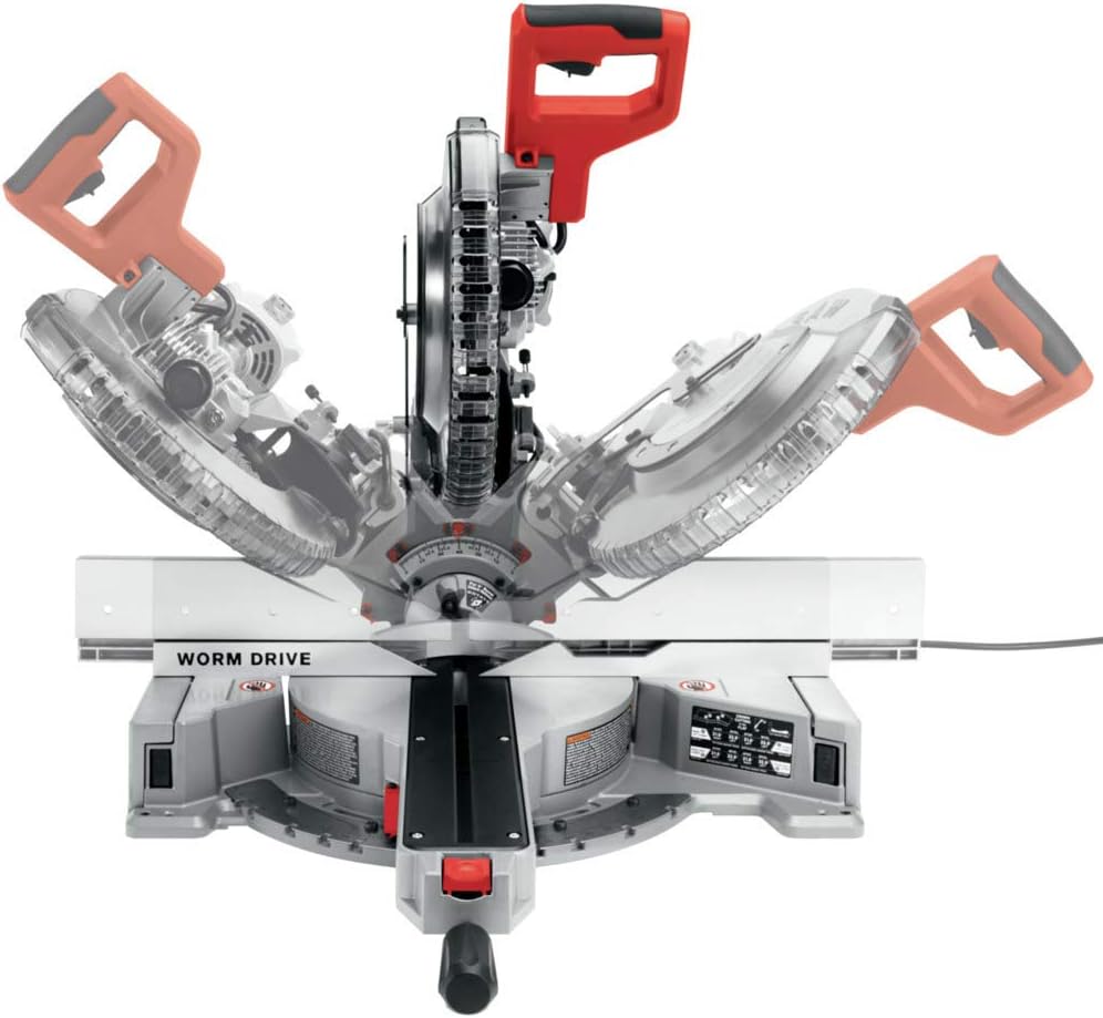 SKILSAW SPT88-01 12 In. Worm Drive Dual Bevel Sliding Miter Saw